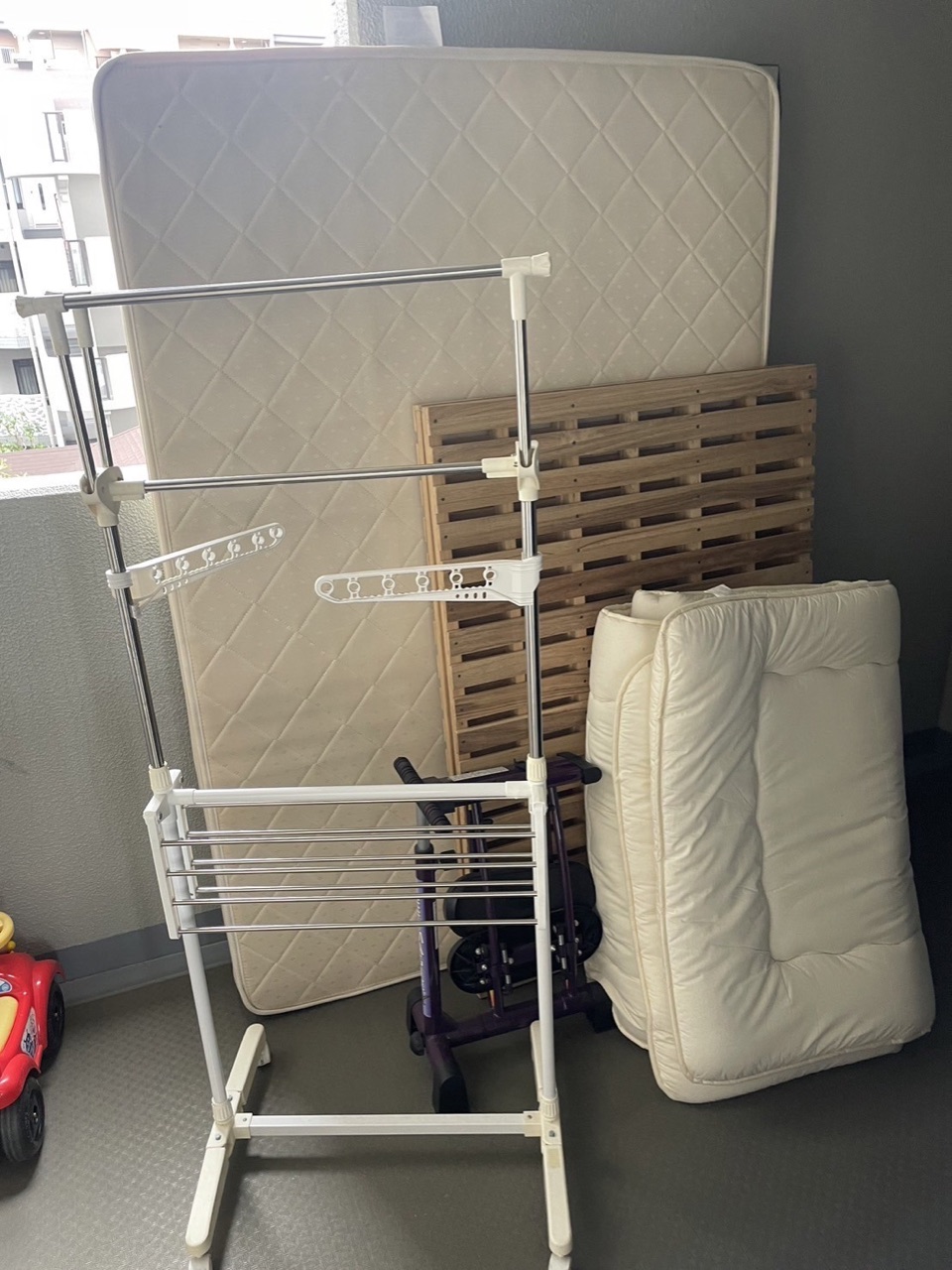 宝塚市に不用品の回収にお伺いしました。 作業前